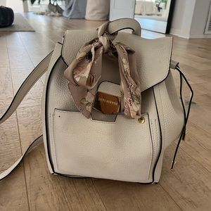Steve Madden white backpack